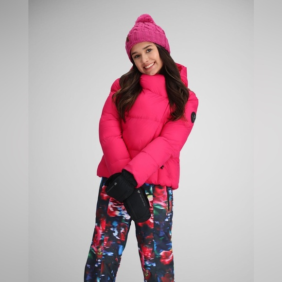 Obermeyer Youth Isla Puffer Ski Jacket. Size small/8. NWT! - Picture 1 of 6